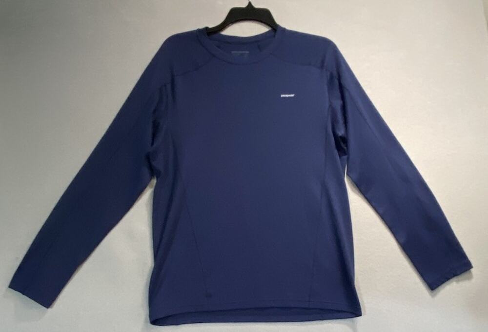 Patagonia Capilene 3 Shirt Long Sleeve Blue Medium Base Layer